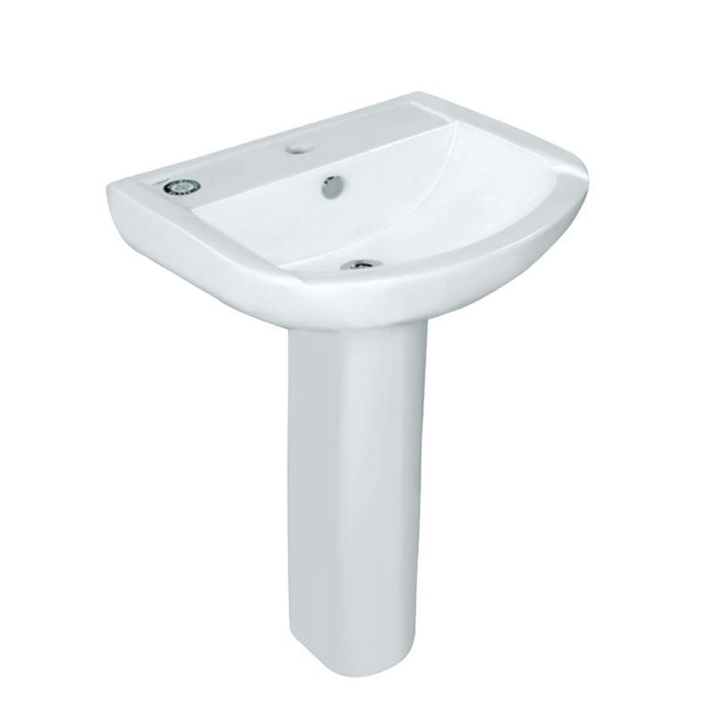 Jaquar ARIA Wash Basin-39801 with Full Pedestal-39301