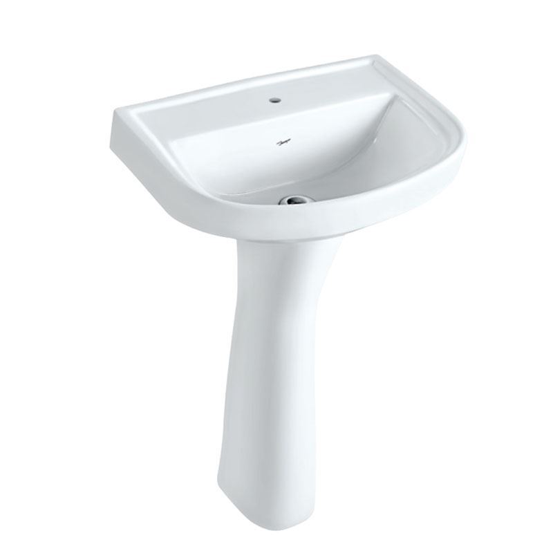 Jaquar CONTINENTAL Wall Hung Basin-801 With Full Pedestal-CNS-WHT-301