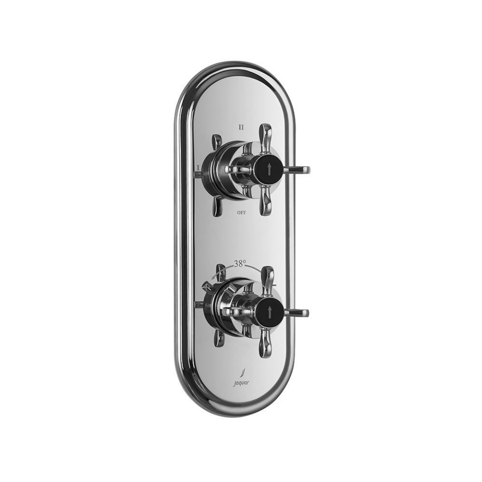 JAQUAR AQUAMAX EXPOSED PART KIT OF THERMOSTATIC SHOWER MIXER WITH 3-WAY DIVERTER QQP-CHR-7683KPM