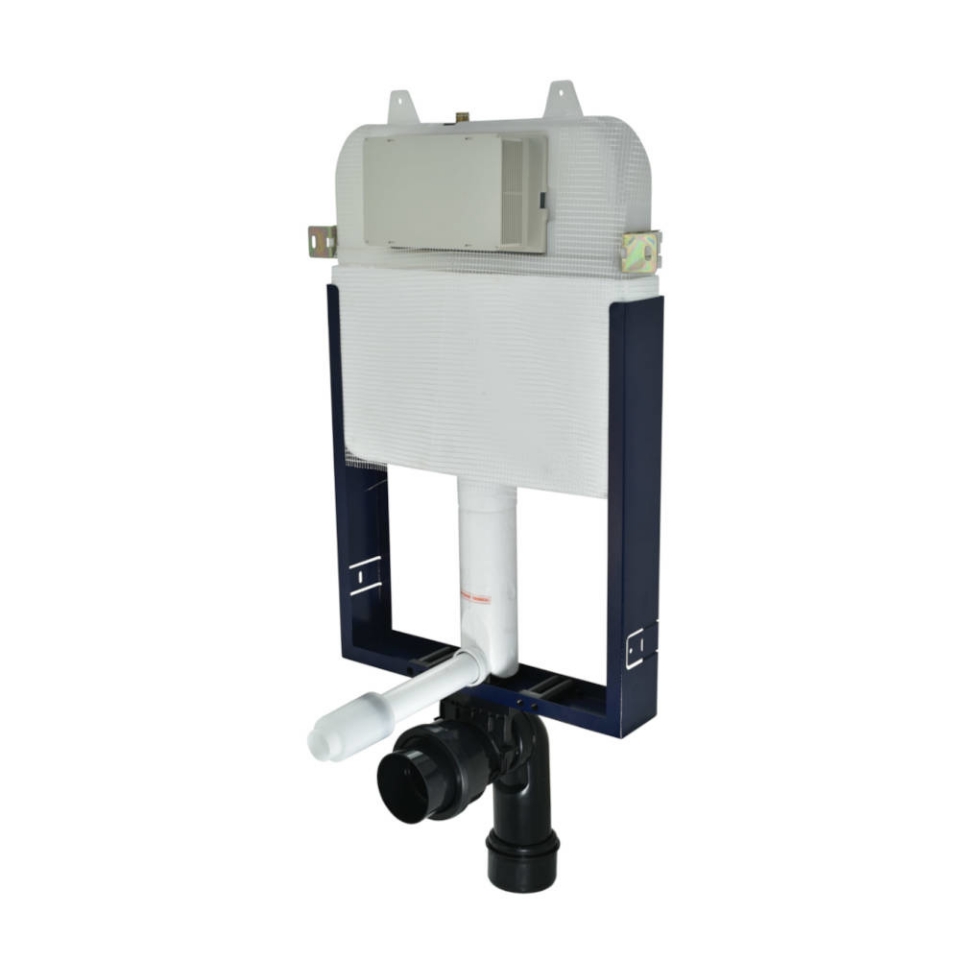 Jacquar  Single Piece Concealed Cistern With Wall Mounting Frame S-Type Drain Pipe Connection Set  JCS-WHT-2400WS